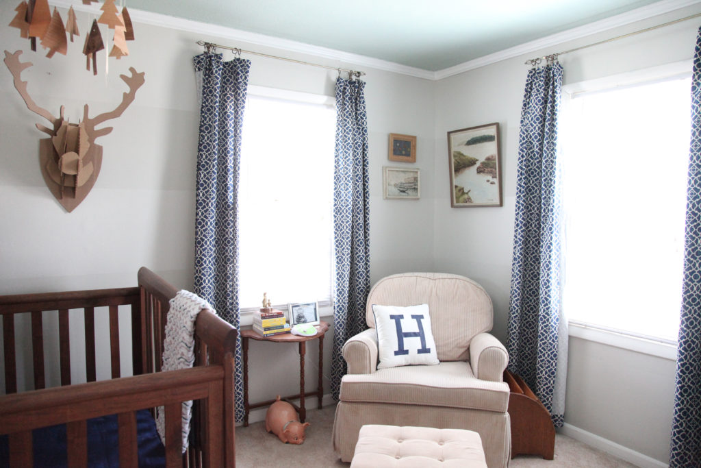 navy blue changing table