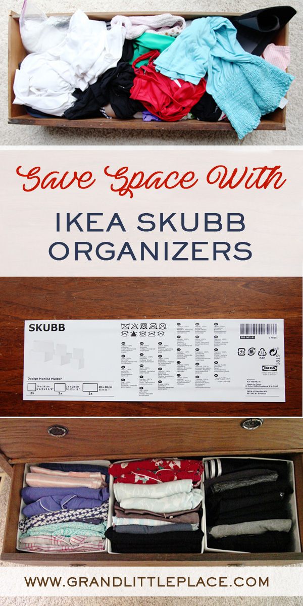 How to use ikea skubb organizers