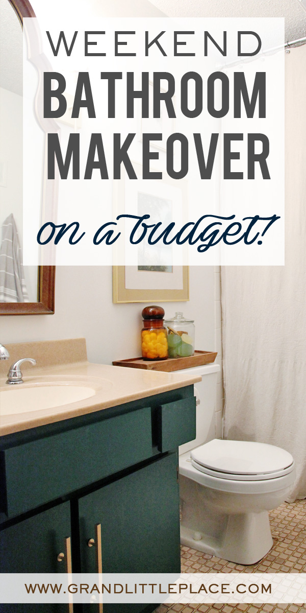 How to makeover your bathroom on a budget