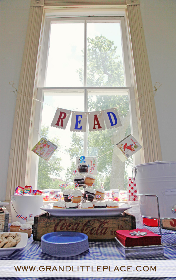 How to throw a book theme birthday party for toddlers