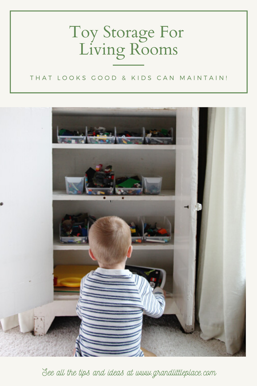 Organize toys in clearance small spaces