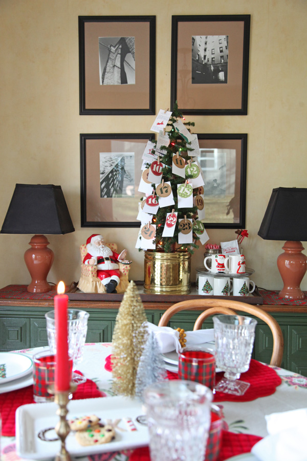 christmas breakfast table