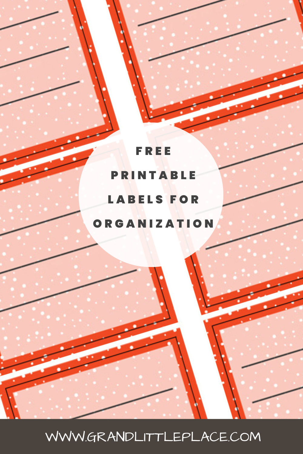 FREE PRINTABLE LABELS FOR ORGANIZATION