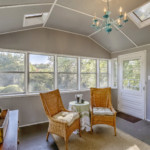 Grey walls Sunroom