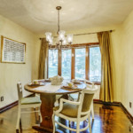 Yellow Havana Cream Dining Room Dark Stained Floors Lowes Chandelier