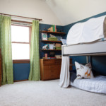 Boys Bedroom With Custom Ikea Kura Bed Hack